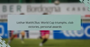Lothar Matthäus: World Cup triumphs, club victories, personal awards